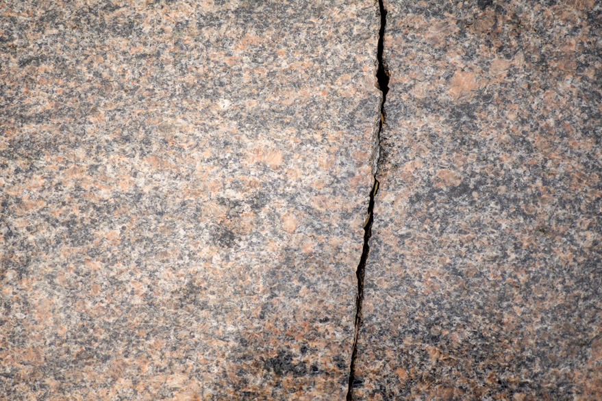 repairing crack in granite kitchen countertop