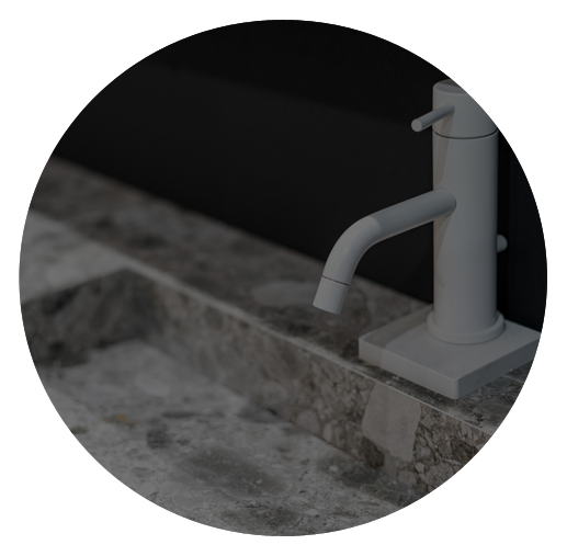 stone integrated sinks